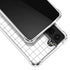 White Grid Galaxy S21 FE Clear Case